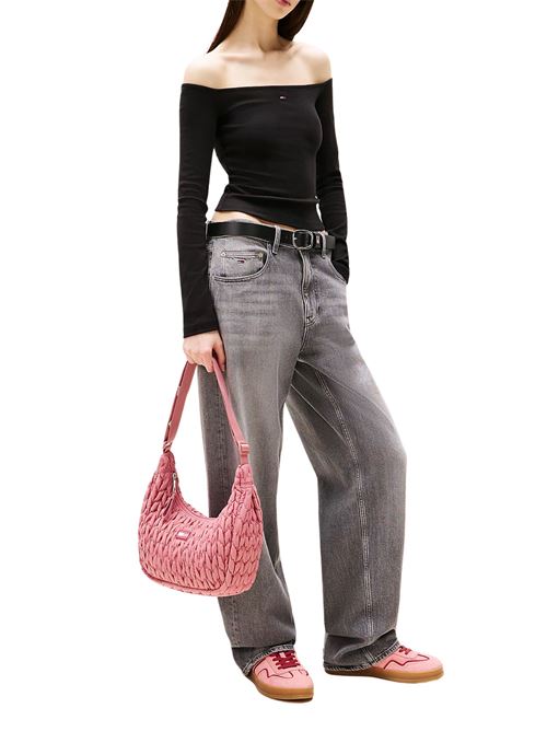 Borsetta rosa in poliuretano Tommy Jeans | AW0AW17546TI0